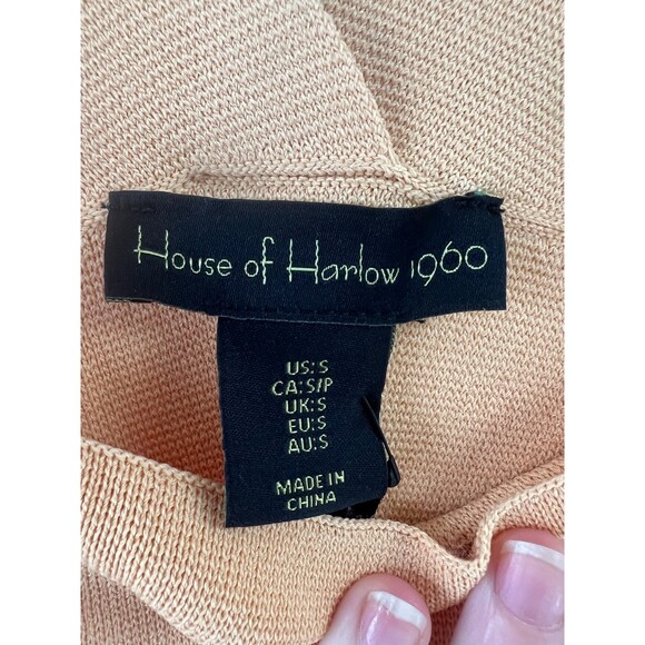 NWT House of Harlow 1960 Revolve Compression Knit Crop Tank Size S Desert Mist - Picture 4 of 6